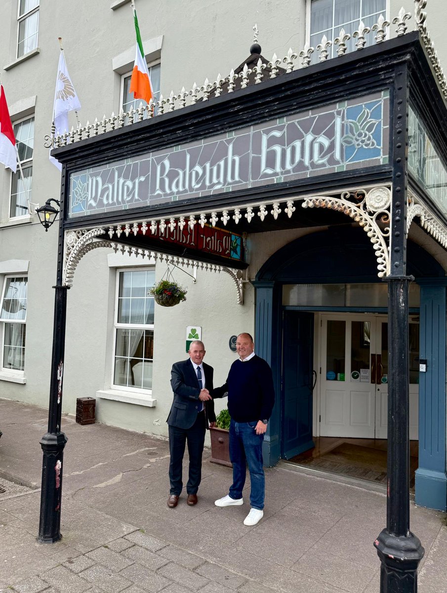 Choice Hotel Group Twitter
We're delighted to welcome our newest addition, The Walter Raleigh Hotel in Youghal. Now under new management and ownership, this exciting chapter brings fresh energy to a beloved local hotel. 
<a href="/wrhyoughal/">Walter Raleigh Hotel</a> <a href="/_Davy_Russel_/">Davy Russell</a> #choicehotelgroup #Youghal