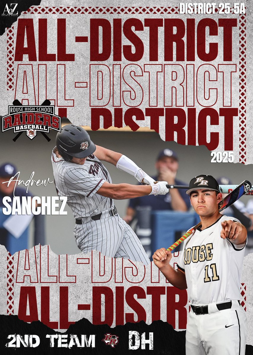 Rouse High School Baseball (@rouse_baseball) on Twitter photo Congratulations to Andrew Sanchez for being named 25-5A 2nd Team All District-Designated Hitter! <a href="/Andrew_Sanchez9/">Andrew Sanchez</a> Congratulations to Andrew Sanchez for being named 25-5A 2nd Team All District-Designated Hitter! <a href="/Andrew_Sanchez9/">Andrew Sanchez</a>