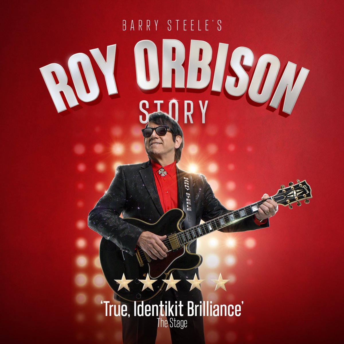 RETURNS DUE TO DEMAND! Join Barry Steele’s Roy Orbison Story for an unforgettable evening celebrating the legendary Roy Orbison and the iconic Traveling Wilburys!

DON'T DELAY, BOOK EARLY FOR THIS ONE!
Sun 25 Jan, 7:30pm
£35.20 *includes booking fees but exclusive of any per