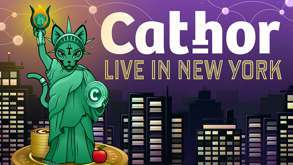 Well, it looks like Cathor has dashed off to New York to visit The Meow-tropolitan Museum of Art. The good news is she's promised to leave some physical treats around the city. We wonder who will find them 👀

$CTHOR $HTR #CathorCoin #HathorNetwork