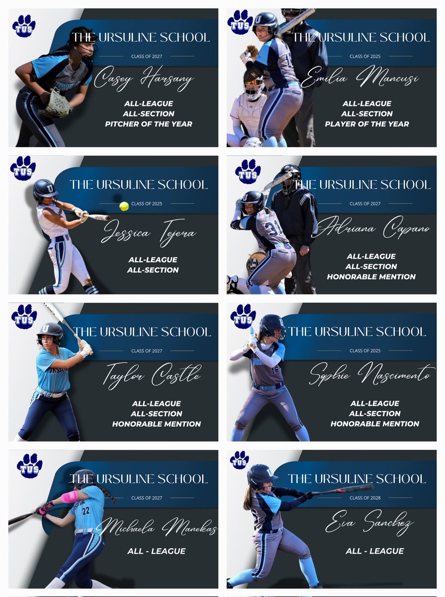 Shout out, and congratulations to these players and their Section 1 awards.