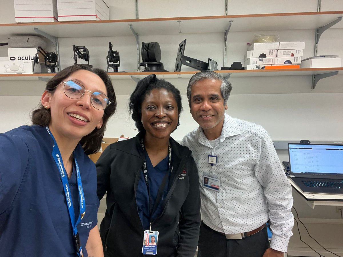 Ganesh Sankaran PhD 🇺🇸🇮🇳🇦🇷 (@sankaganesh) on Twitter photo Our outstanding <a href="/UTSW_Surgery/">UTSW Surgery</a> <a href="/UTSWSurgeryLife/">UTSW Surgery Residents</a> ✨graduating chief Dr. <a href="/TekeMartha/">Martha Teke, MD</a> in AIMS lab to test our hiatal hernia simulator🙏. Future pediatric surgeon, heading to <a href="/UMPedsSurg/">UM Pediatric Surgery</a> for training. <a href="/sofiagarcesp02/">Sofía Garcés Palacios, M.D</a> <a href="/BryannaStukes/">Bryanna Stukes</a> Our outstanding <a href="/UTSW_Surgery/">UTSW Surgery</a> <a href="/UTSWSurgeryLife/">UTSW Surgery Residents</a> ✨graduating chief Dr. <a href="/TekeMartha/">Martha Teke, MD</a> in AIMS lab to test our hiatal hernia simulator🙏. Future pediatric surgeon, heading to <a href="/UMPedsSurg/">UM Pediatric Surgery</a> for training. <a href="/sofiagarcesp02/">Sofía Garcés Palacios, M.D</a> <a href="/BryannaStukes/">Bryanna Stukes</a>