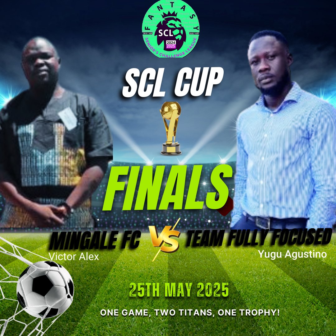 SCL_Seniors's tweet photo. 🔥 SCL CUP FINAL SHOWDOWN! 🔥
Only ONE will be crowned CUP CHAMPION! 🏆
@southsudan @EyeRadioJuba @cityfmjuba https://t.co/Sef97goToP