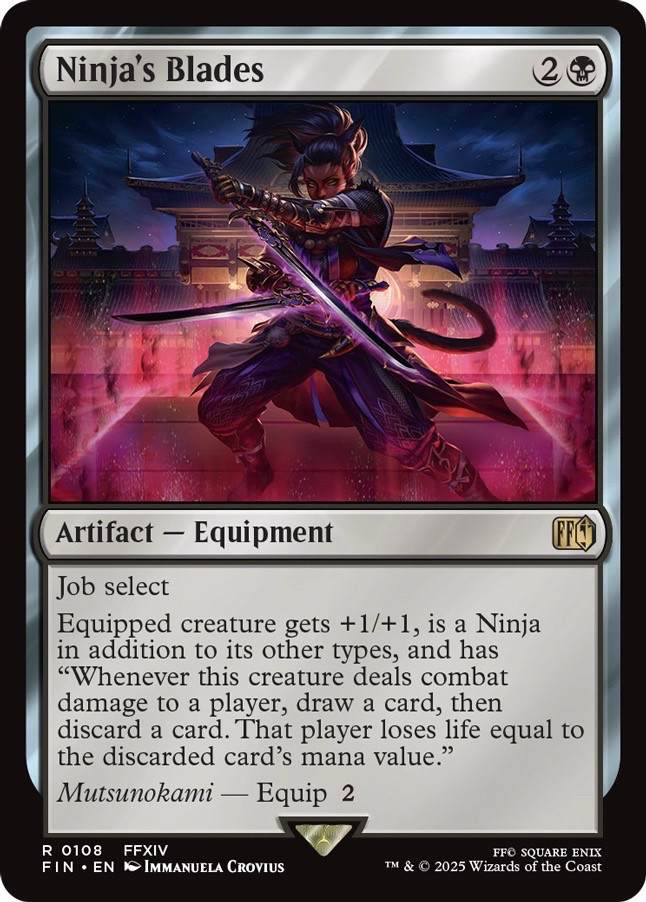 MTG x FINAL FANTASY】 ジョブ選択（この装備品が戦場に出たとき、無色