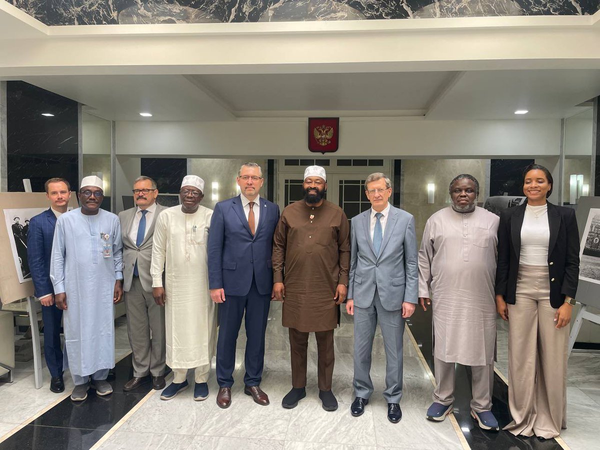 On May 23, 2025, the Ambassador of the Russian Federation A.L.Podelyshev met with the Governor of Niger State Mohammed Umaru Bago.
