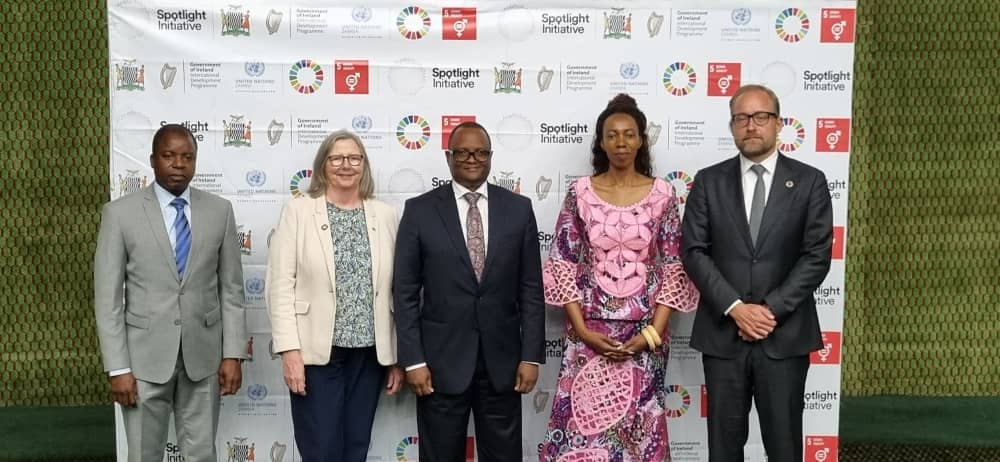 UN Zambia (@unzambia) on Twitter photo Spotlight Initiative launched! A renewed commitment to end violence against women & girls and promote gender equality across #Zambia. Supported by <a href="/IrelandinZambia/">Irish Embassy Lusaka</a>, & <a href="/UNZambia/">UN Zambia</a> thru’ <a href="/UNDPZambia/">UNDP Zambia</a>, <a href="/IomZambia/">IOM Zambia</a>, <a href="/UNESCO/">UNESCO 🏛️ #Education #Sciences #Culture 🇺🇳</a> in Zambia, and <a href="/UNFPAZambia/">UNFPA Zambia</a> — in partnership with Govt of 🇿🇲. Spotlight Initiative launched! A renewed commitment to end violence against women & girls and promote gender equality across #Zambia. Supported by <a href="/IrelandinZambia/">Irish Embassy Lusaka</a>, & <a href="/UNZambia/">UN Zambia</a> thru’ <a href="/UNDPZambia/">UNDP Zambia</a>, <a href="/IomZambia/">IOM Zambia</a>, <a href="/UNESCO/">UNESCO 🏛️ #Education #Sciences #Culture 🇺🇳</a> in Zambia, and <a href="/UNFPAZambia/">UNFPA Zambia</a> — in partnership with Govt of 🇿🇲.