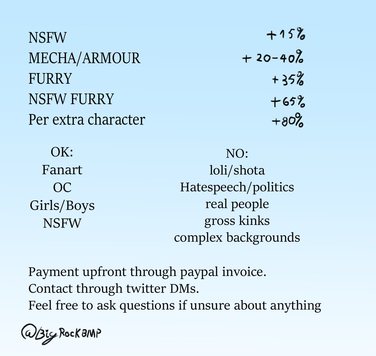 Commissions open!
RTs appreciated