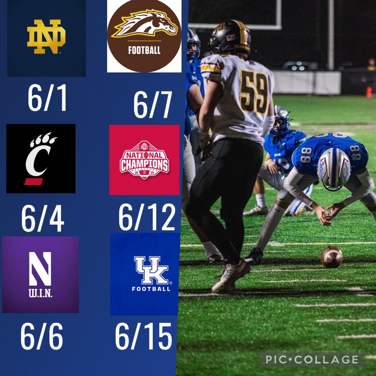 Colton Wagner (@coltonwags32) on Twitter photo Summer camp schedule. Can’t wait to get there and compete! <a href="/OlibFootball/">Liberty Football</a> <a href="/olibfb/">Olentangy Liberty Football Recruiting</a> <a href="/ShawnWagner32/">Shawn Wagner</a> <a href="/CoachJS50ND/">Jesse Schmitt</a> <a href="/theGunnerDaniel/">Gunner Daniel</a> <a href="/DSabock/">Coach Dan Sabock</a> <a href="/Coach_Conner/">Tim Conner</a> <a href="/Coach_AAnand/">Aman Anand</a> Summer camp schedule. Can’t wait to get there and compete! <a href="/OlibFootball/">Liberty Football</a> <a href="/olibfb/">Olentangy Liberty Football Recruiting</a> <a href="/ShawnWagner32/">Shawn Wagner</a> <a href="/CoachJS50ND/">Jesse Schmitt</a> <a href="/theGunnerDaniel/">Gunner Daniel</a> <a href="/DSabock/">Coach Dan Sabock</a> <a href="/Coach_Conner/">Tim Conner</a> <a href="/Coach_AAnand/">Aman Anand</a>