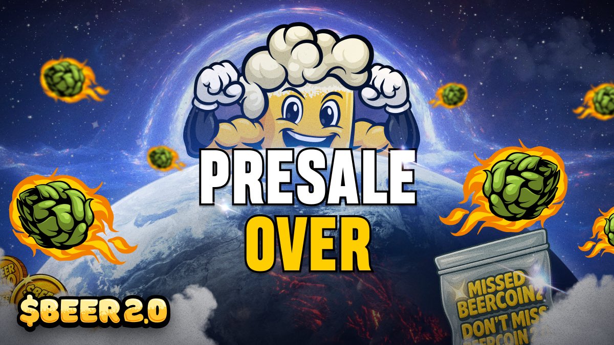 beercoinmeme's tweet photo. $BEER 2.0 PRESALE RESULTS AND A PEEK INTO THE FUTURE 🍻

We made history together.

🟢 ~5.7M raised (equivalent to ~31.600 $SOL)

🟢 15,000+ presale participants

This was more than just a presale.

TGE is set for Monday evening, 26.05.2025. Exact time: TBD ⏱

More 🧵👇 https://t.co/UQgkUnu291