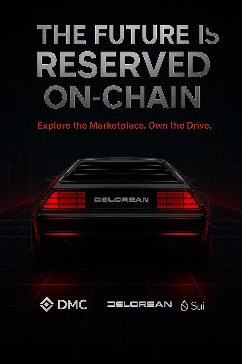 Timthadon01's tweet photo. The future isn't coming — it's already here.
@DeLoreanlabs is driving Web3 innovation with $DMC at the wheel.
From on-chain vehicle tech to digital collectibles, this isn’t just a revival — it’s a revolution.
Buckle up.
#DeLoreanLabs #DMC #FLUXProtocol #Web3 https://t.co/JnG771LFhv