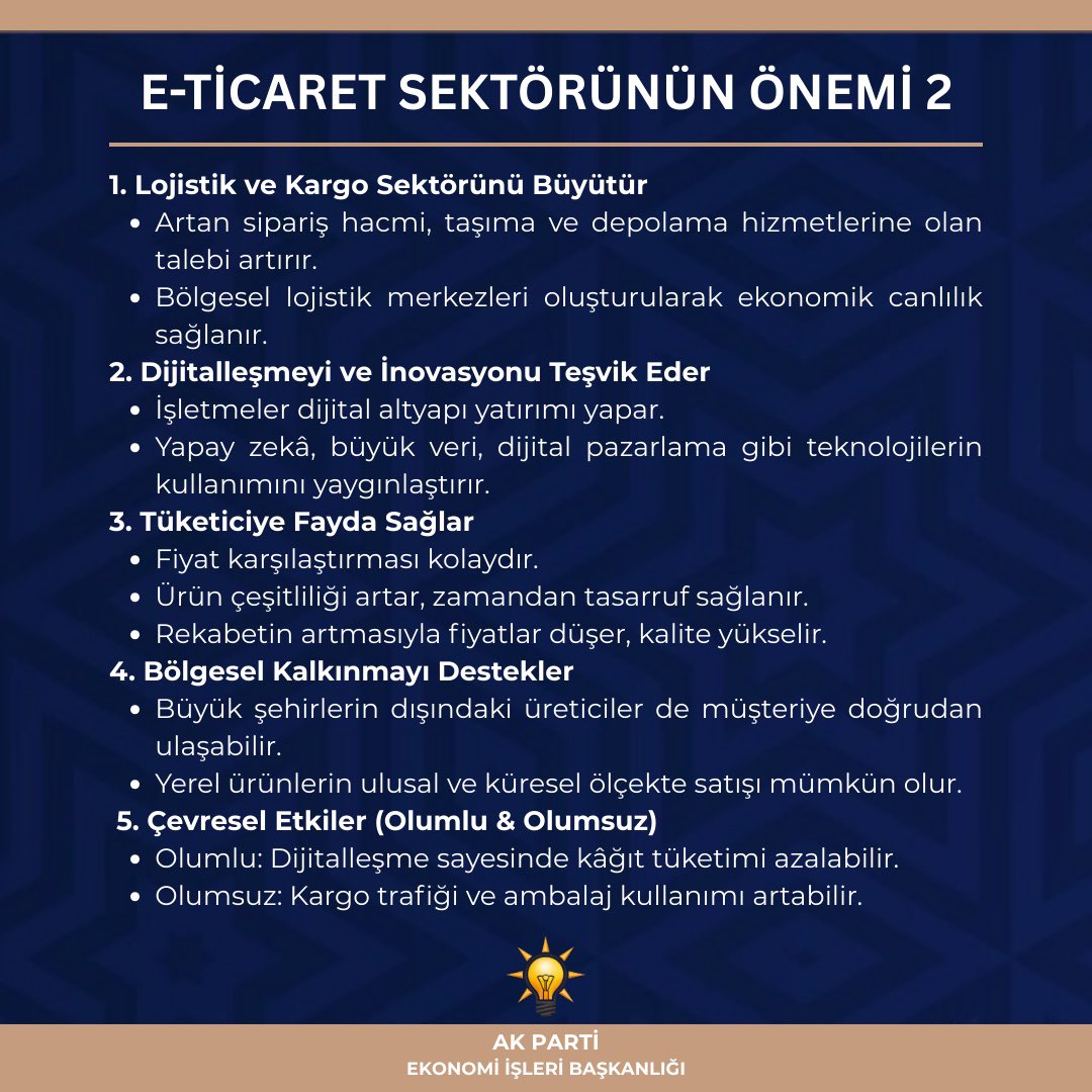 AK Parti Ekonomi İşleri Başkanlığı (@ekonomiisleri) on Twitter photo 
