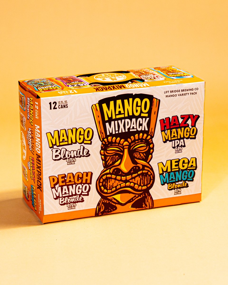 Lift Bridge Brewing (@liftbridge) on Twitter photo Three Day Weekend Essentials βοΈ
Find Mango Mix Pack Near you π vist.ly/3n53eak Three Day Weekend Essentials βοΈ
Find Mango Mix Pack Near you π vist.ly/3n53eak