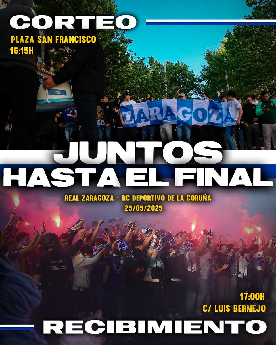 Gol de Pie Real Zaragoza (@gol_pie) on Twitter photo 🦁ℤ𝔸ℝ𝔸𝔾𝕆ℂ𝕀𝕊𝕋𝔸𝕊🦁
¡ 𝐉𝐔𝐍𝐓𝐎𝐒 𝐇𝐀𝐒𝐓𝐀 𝐄𝐋 𝐅𝐈𝐍𝐀𝐋 ! ⚔️ 🦁ℤ𝔸ℝ𝔸𝔾𝕆ℂ𝕀𝕊𝕋𝔸𝕊🦁
¡ 𝐉𝐔𝐍𝐓𝐎𝐒 𝐇𝐀𝐒𝐓𝐀 𝐄𝐋 𝐅𝐈𝐍𝐀𝐋 ! ⚔️