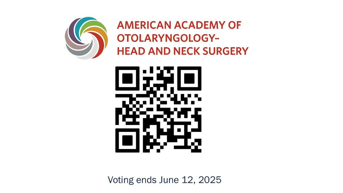 AHNS (@ahnsinfo) on Twitter photo The AHNS is proud of the AHNS members who are on the ballot for the AAOHNS leadership slate. If you are an Academy member, please make sure to vote!
buff.ly/yfFzR3H
#AHNS #AAOHNS <a href="/AAOHNS/">AmAcadOtolaryngology</a> The AHNS is proud of the AHNS members who are on the ballot for the AAOHNS leadership slate. If you are an Academy member, please make sure to vote!
buff.ly/yfFzR3H
#AHNS #AAOHNS <a href="/AAOHNS/">AmAcadOtolaryngology</a>