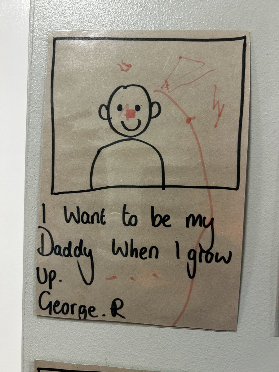 Picked my lad up today from nursery, and seen this on the wall 🥹 Honestly, never felt anything like it when I first read it. Must be doing something right eh ❤️