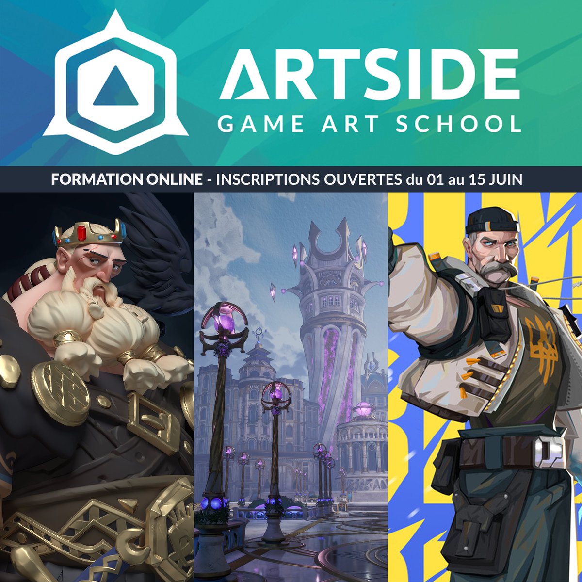 Les inscriptions pour la rentrée 2025/2026 de la formation ONLINE ouvrent bientôt, préparez vous! 🎉

Renseignez vous sur le site : artside.school/fr

#artsideschool #gameart  #2danimation #3d #3denvironment #3dcharacter #characterart #characterartists #3denvironmentart