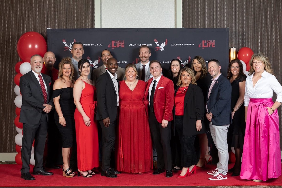 Happy #EaglePrideFriday! A heartfelt thank you to our Alumni Association Board of Directors for the time, talent, and treasure you invest in Eastern. Your leadership and dedication help make #EWU the incredible place it is. We’re proud to have you in our #Eagle4Life family! 🦅❤️