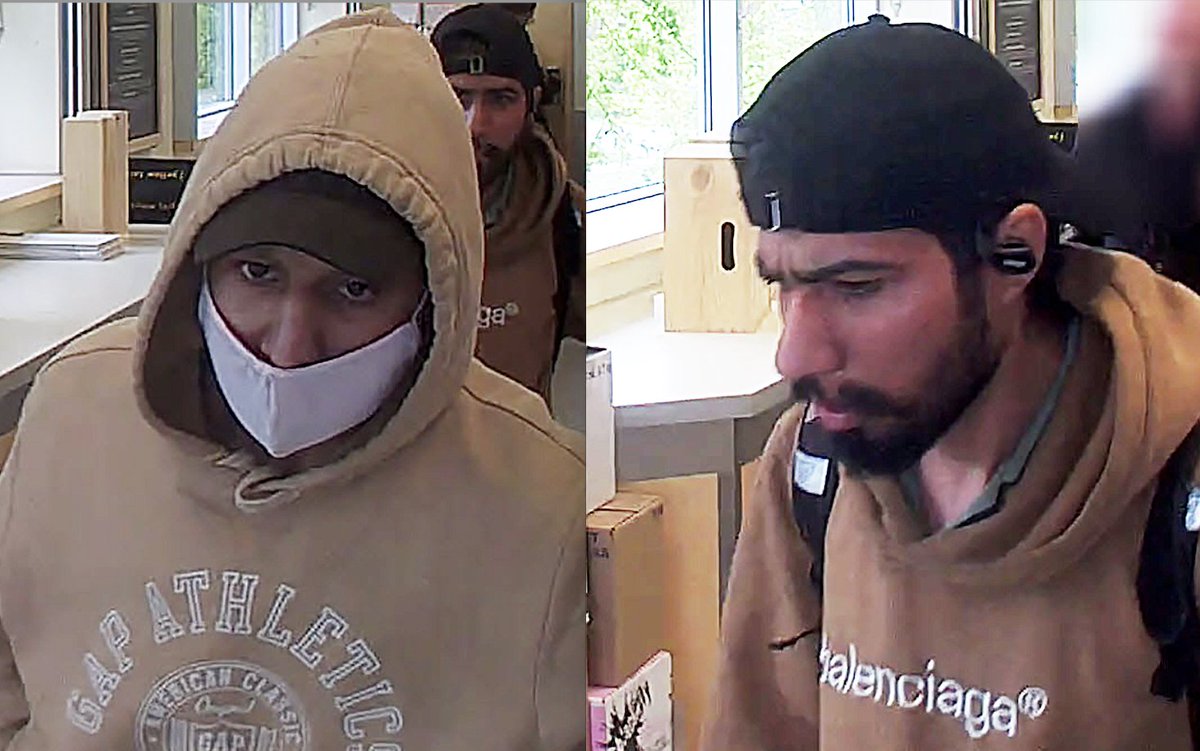 Police are searching for two suspects, one who was carrying a weapon, after a robbery at the Fergus LCBO yesterday. ow.ly/kI7550VXZ9E