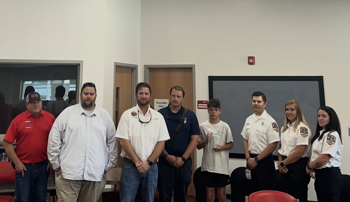 This week, we were proud to present two <a href="/JCPS_NC/">Johnston County Public Schools</a>  employees with Commendations of a Cardiac Arrest Save. 

On Mar. 19, Austin Turnage and Garfield Baker initiated care on a student that suffered a sudden cardiac arrest at North Johnston Middle School.