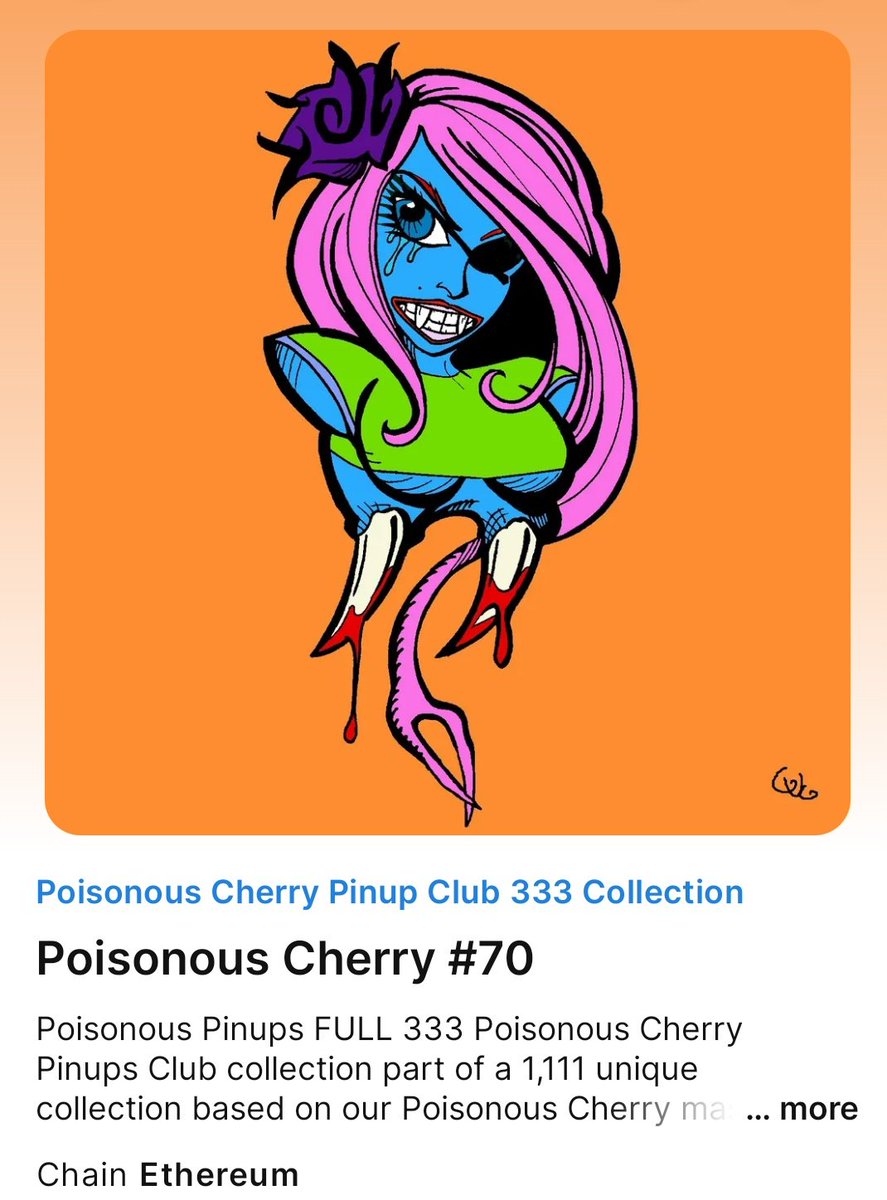 poisonouspinups's tweet image. DMs are open again if your using $CHERRY coin for your bids tonight please DM us your info. And for bidding with held NFTs please have all your cherry nfts in the bidding wallet. If you have a $SOL Cherry nft please dm us.
x.com/poisonouspinup…