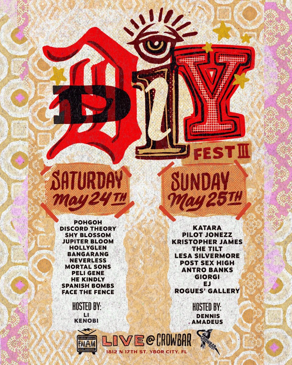 So stoked to play Tampa's DIY FEST III at <a href="/CROWBARLIVE/">CROWBAR</a> this weekend!!! Thank you for the kind description, it's melting these aged hearts! 

ALSO.... Germany's <a href="/thrtysmthngrec/">Thirty Something Records</a> sent us some of the EU limited RED vinyl of our album 'du und ich'.... so, we will have them at the