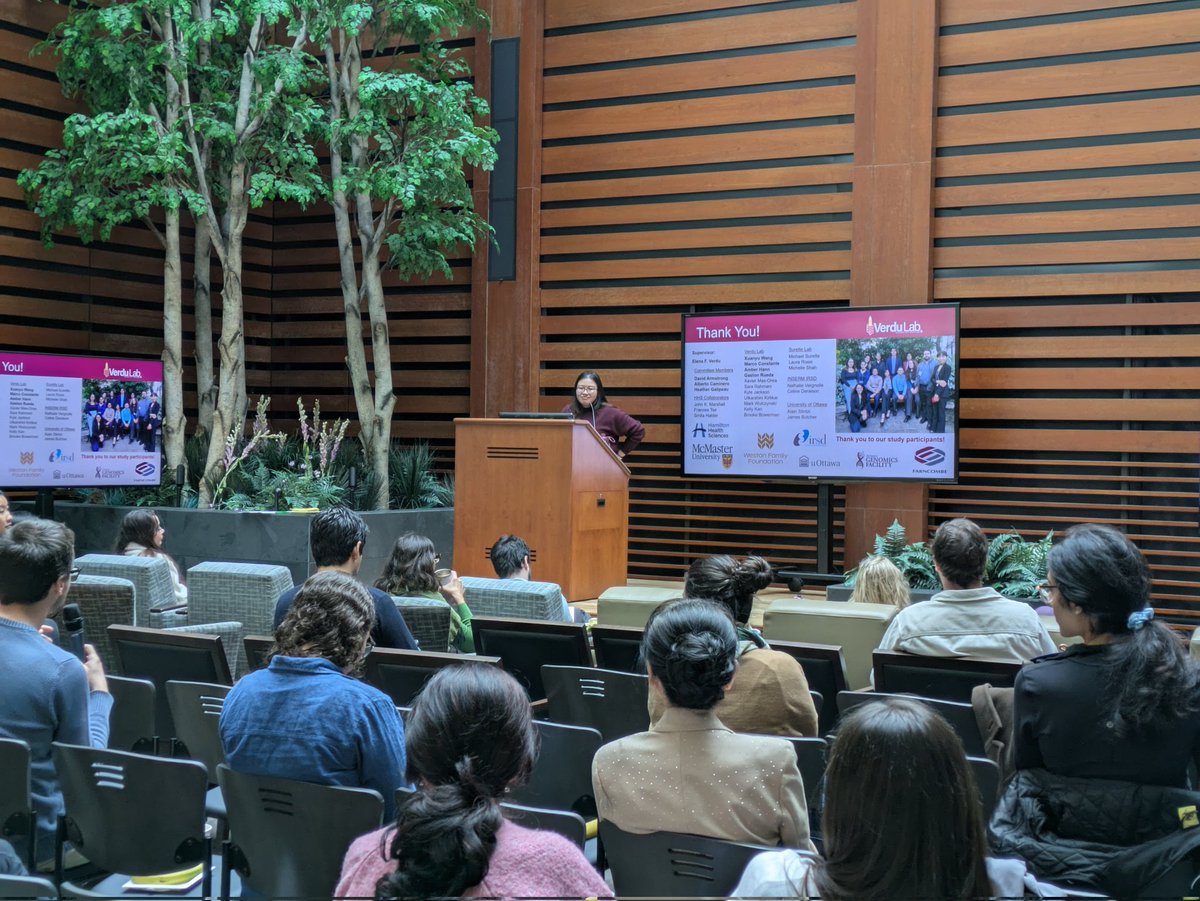 Verdu Lab (@verdulab) on Twitter photo And some more trainees from my group! Xavier Mas-Orea and Janet Szeto presenting different roles of microbiota in IBD! <a href="/Farncombe_GI/">Farncombe Institute</a> And some more trainees from my group! Xavier Mas-Orea and Janet Szeto presenting different roles of microbiota in IBD! <a href="/Farncombe_GI/">Farncombe Institute</a>