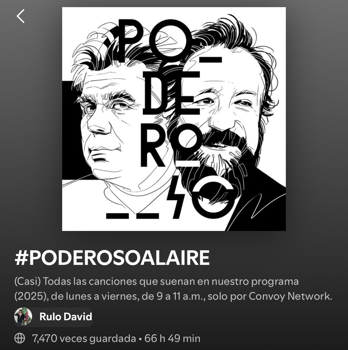 Mau_Chevez's tweet image. @ruleiro @eltalcha en verdad que esa playlist es infinita, la pongo sábado por la mañana y no me preocupo por cambiar música  #ElMejorPoderoso es la más chingona