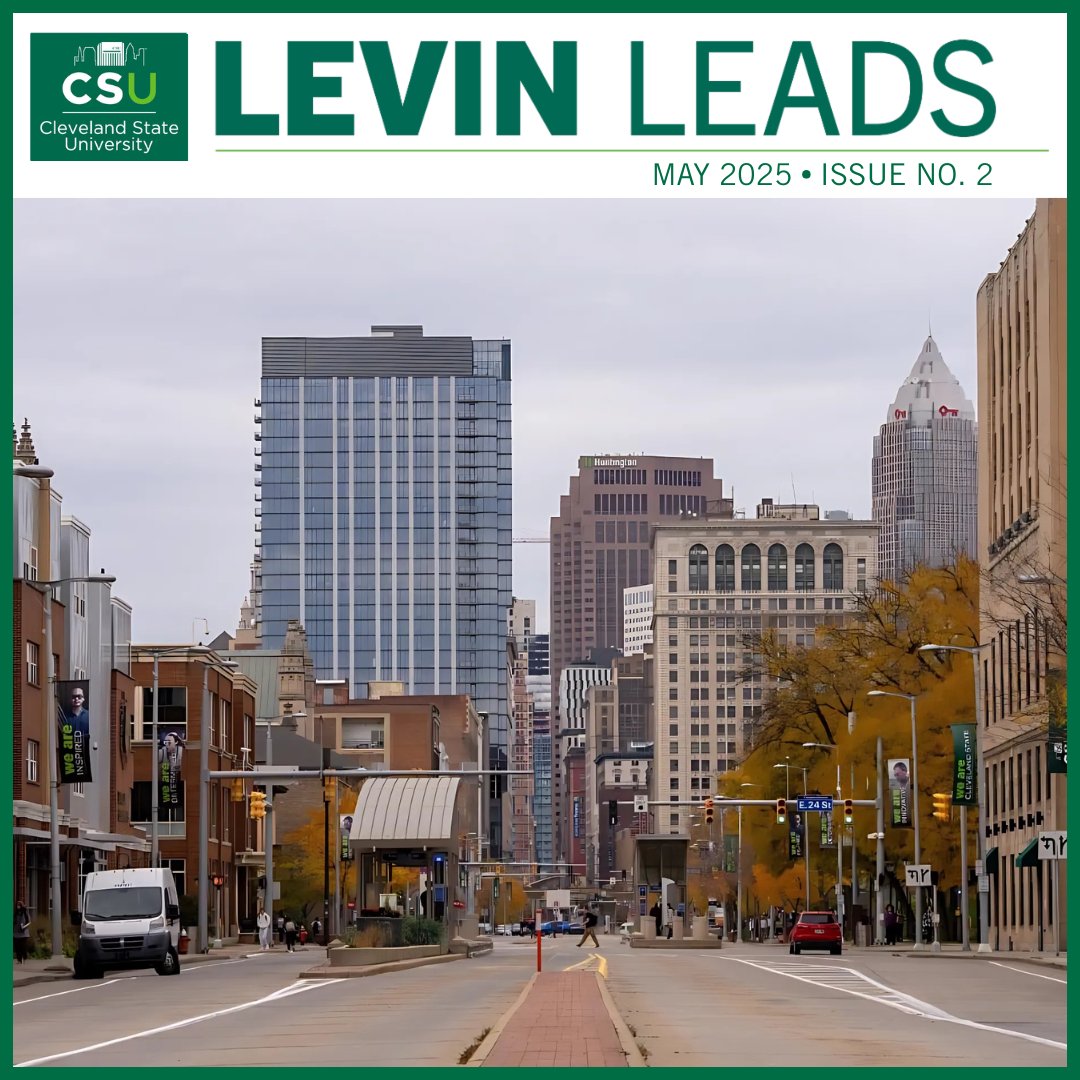 What do national rankings, real-world impact, and standout graduates have in common? They’re all featured in Levin Leads.

Take a look at the May 2025 issue:
 levin.csuohio.edu/news/levin-lea…

#LevinLeads #LevinCollege