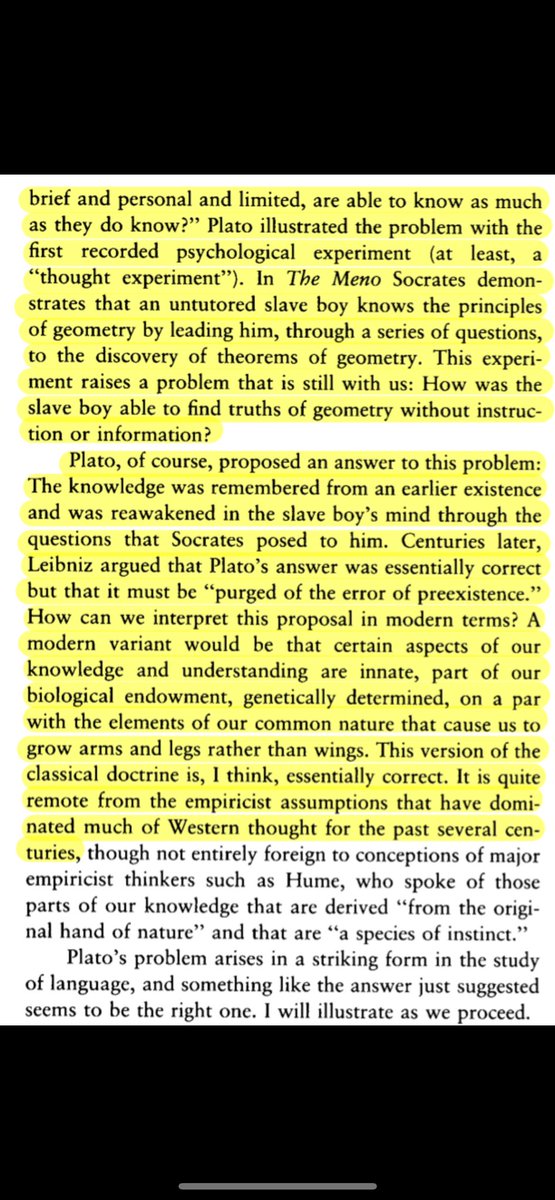 Aashish Reddy (@_aashishreddy) on Twitter photo <a href="/colin_fraser/">Colin Fraser</a> Chomsky’s entire schtick on these kinds of issues was that Plato was basically correct: <a href="/colin_fraser/">Colin Fraser</a> Chomsky’s entire schtick on these kinds of issues was that Plato was basically correct: