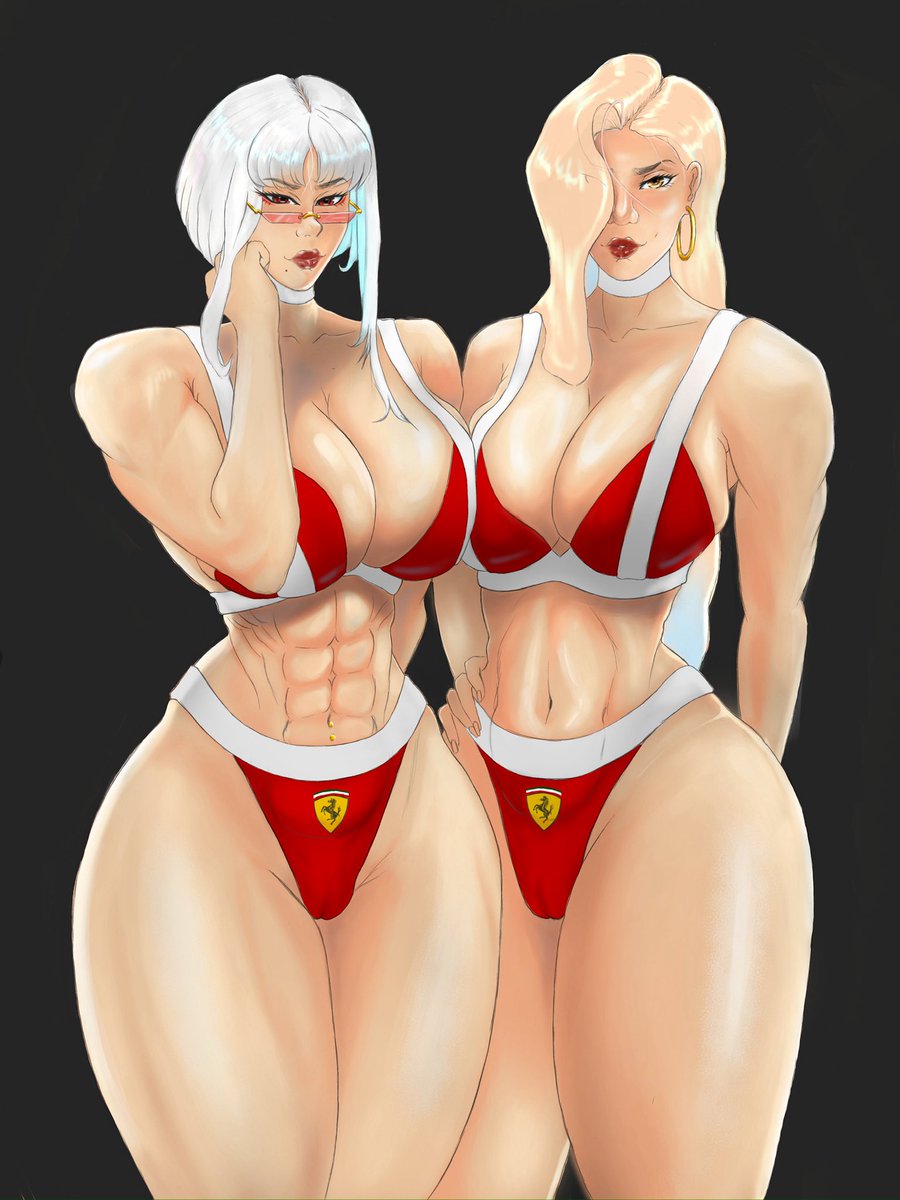 JustX47's tweet photo. It’s come to my attention I never posted them with the logo done lol Junko and Sana are finally Tifosi 🏎️🏁 https://t.co/LkV7uHtQtX