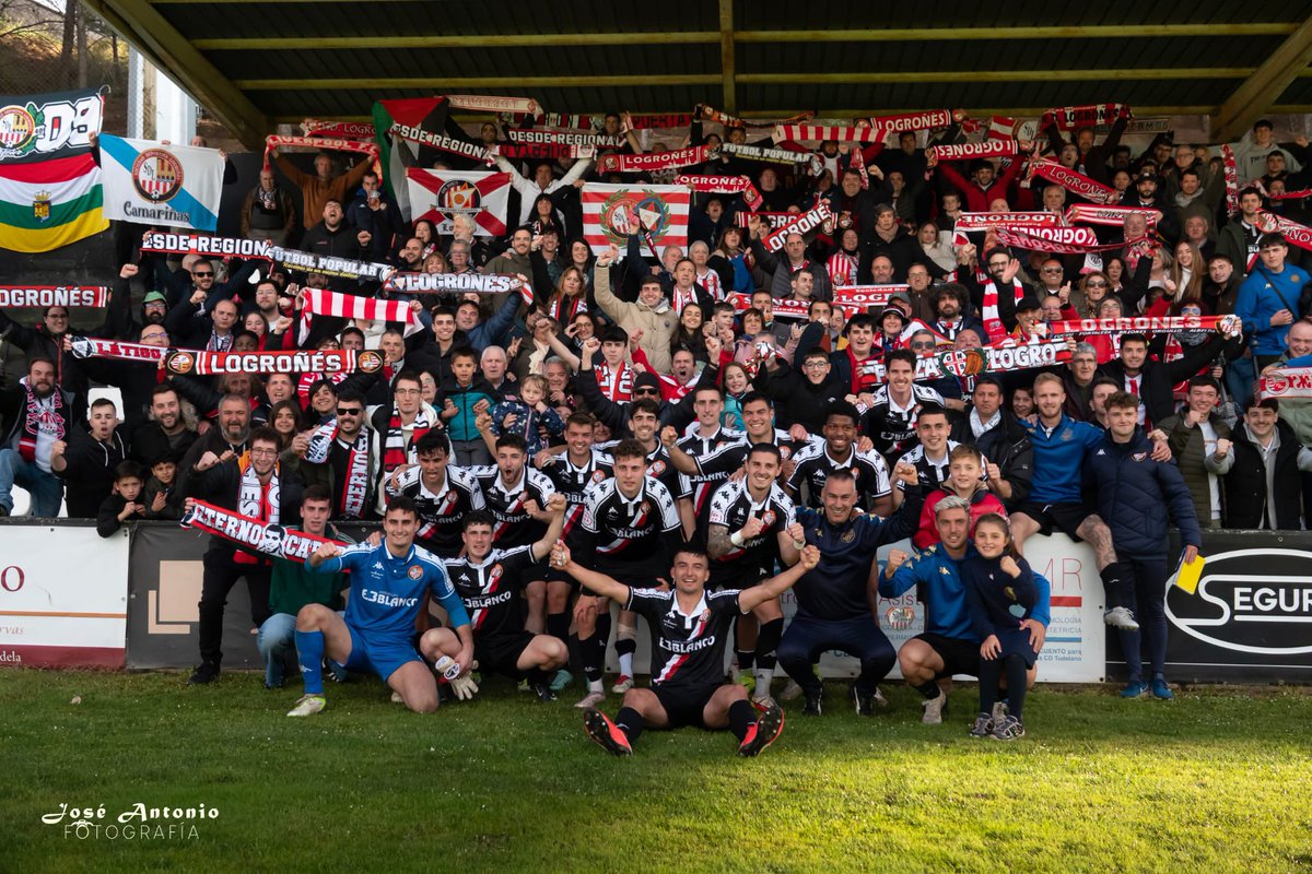 Se cierra una de las mejor temporadas de mi vida. Un año lleno de fútbol, entrega, emociones y aprendizaje. Gracias a cada jugador, compañero del cuerpo técnico y afición por hacer de esto algo inolvidable. Orgulloso de formar parte de este equipo.

1 2 3!  AÚPA LOGROÑES!🤍❤️