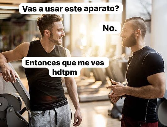 Yo en el gym.