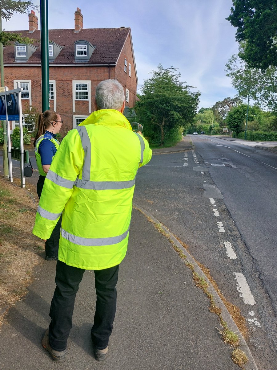 Rural's PCSO's and volunteers were out in Chadwick End conducting a Community Speed Watch this evening. A total of 24 drivers were caught speeding in the hour! #watchyourspeed