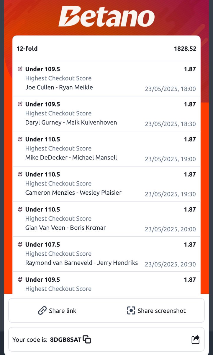 HolaSteve4's tweet photo. #Betano 23rd - 25th

#2type of game &amp; edit

8DGB8SAT 🫴1,828 odds
B5XX6YC6 🫴522 odds
3MYLBP8P 🫴149 odds

6T6MA45H 🫴1,746 odds
N4XJW9TL 🫴358 odds
X6CQTPYF 🫴183 odds
YY6Y8SDC 🫴91 odds

@iamBigChops @bello_adefunke @Opeolu_waa @MOE__BOY @itsdylanke @Julius_Chinwe @ImoPunter https://t.co/U0BGVi1eJW