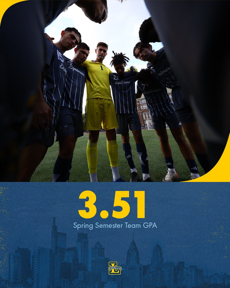 LaSalle_MSOC's tweet image. An excellent semester for our Explorers 📚