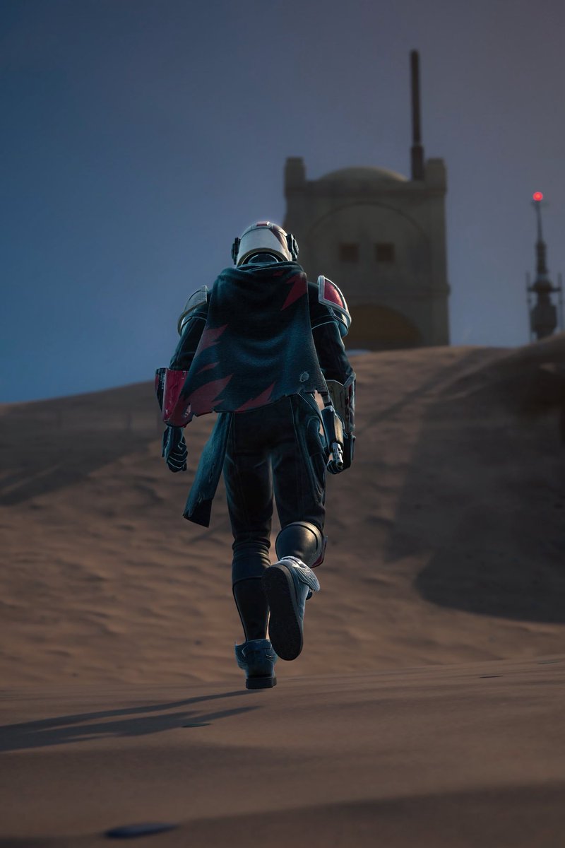 KarmqVP's tweet photo. quick photo shoot with my version of the mandalorian warrior skin https://t.co/3kqC7WesqS