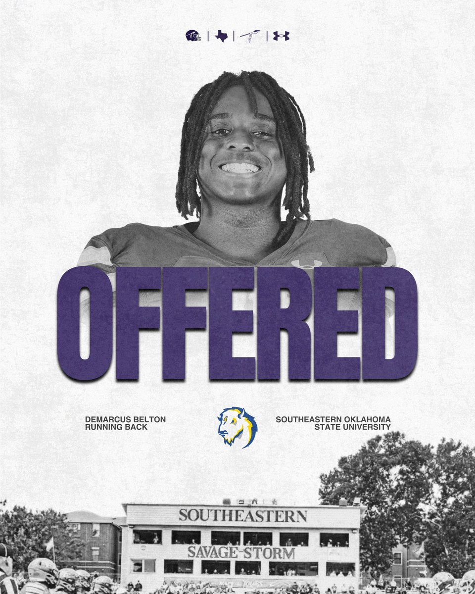Alvarado Indian Football (@alvarado_fb) on Twitter photo ๐๐
๐
๐๐๐๐
2026 RB Demarcus Belton (<a href="/Demarcus05B/">Demarcus Belton</a>), received a huge offer from Southeastern Oklahoma State University. Congrats Demarcus! Your patience and hard work has earned you this! ๐น๐
#AlvaradoExcellence #TR1BE #LFO ๐๐
๐
๐๐๐๐
2026 RB Demarcus Belton (<a href="/Demarcus05B/">Demarcus Belton</a>), received a huge offer from Southeastern Oklahoma State University. Congrats Demarcus! Your patience and hard work has earned you this! ๐น๐
#AlvaradoExcellence #TR1BE #LFO