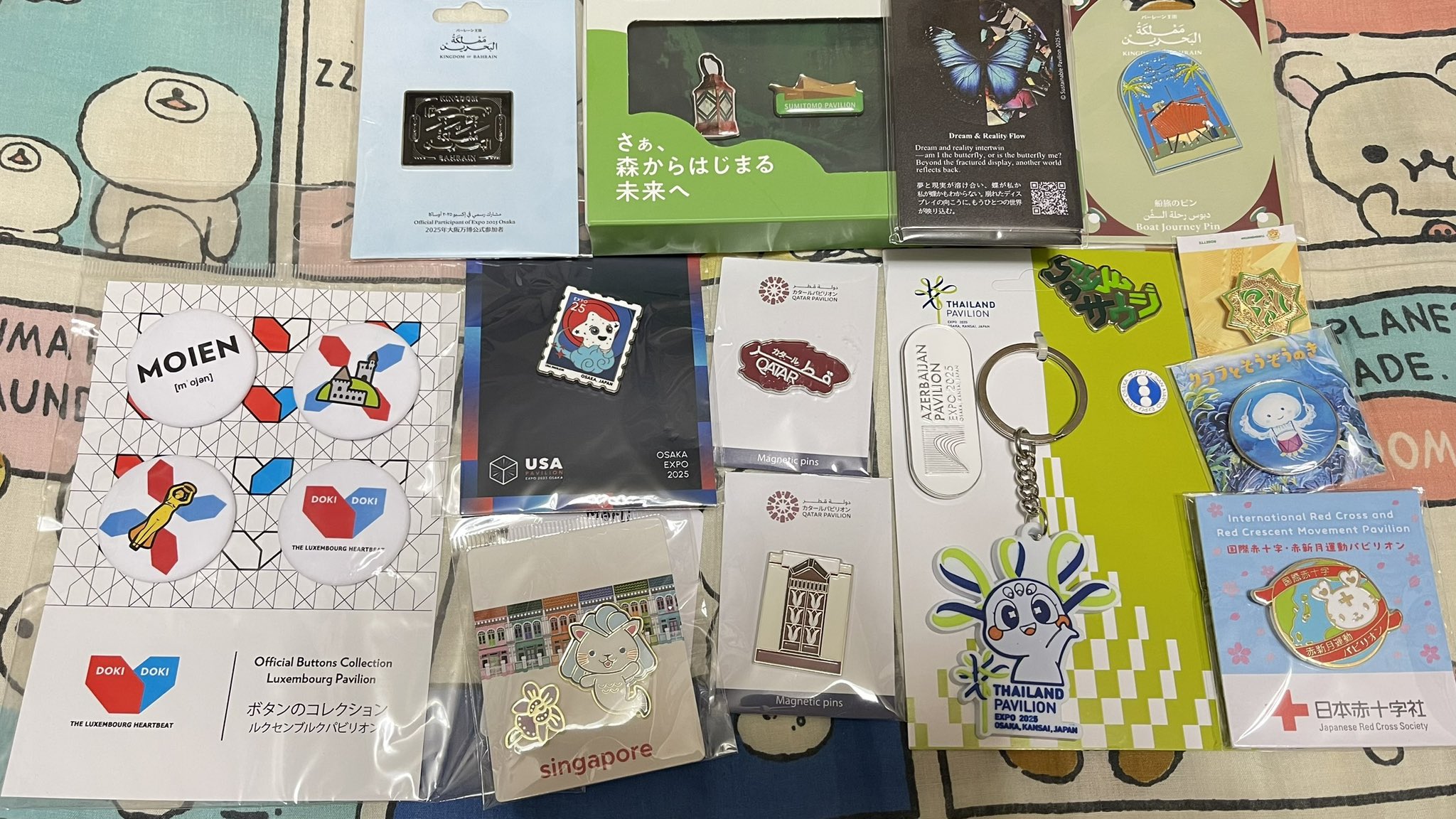 大阪万博 ラオス EXPO 2025 OSAKA ピンバッジ 3点セット 万博 中国館