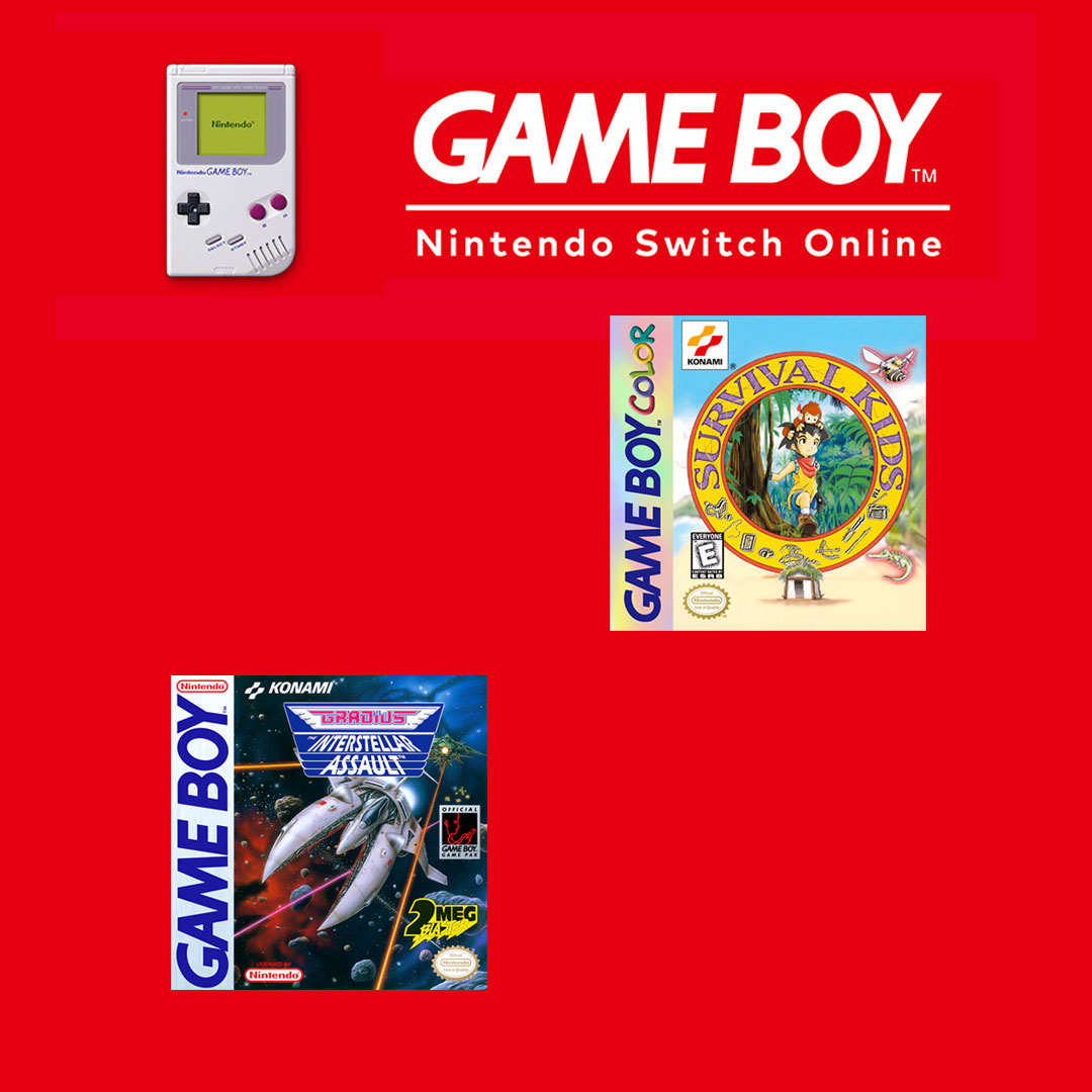 El Survival Kids original llega a #NintendoSwitchOnline como un tesoro escondido 👀🏝️

GRADIUS THE INTERSTELLAR ASSAULT también llega al servicio 🚀

#GameBoy #SurvivalKids #Gradius