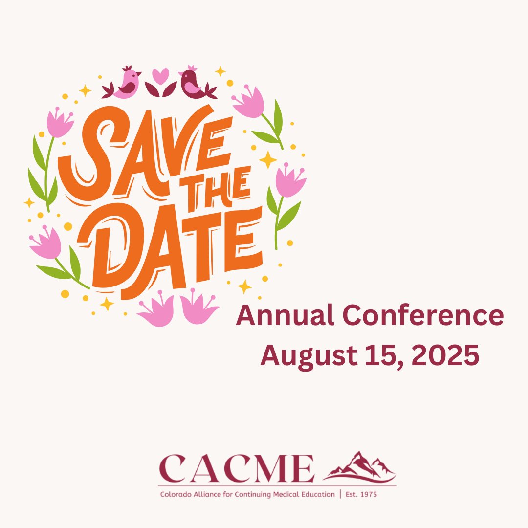 Save the date for the 2025 Annual Leadership Conference - August 15, 2025, at Children's Hospital Colorado in Aurora, CO!