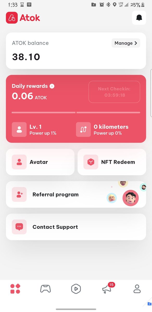 Dekins_'s tweet photo. Position now on #Atokapp  Mining 

Atok is a new platform where you can earn rewards easily by moving or participating in daily activities.

Use my referral link to start: https://t.co/kgwW9AAJjn
Referral code: 5221335a-45a9-4868-b985-c1af7a64cb7b

#Bitcoin #GiveRep #PocketFi https://t.co/wVvXH8SUer