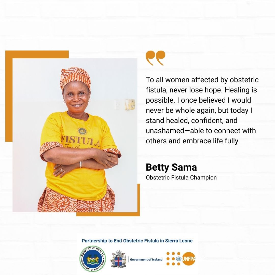 Fistula is preventable. Fistula is treatable. With continued partnership and action, we can achieve the goal of ending fistula by 2030.✊🏽