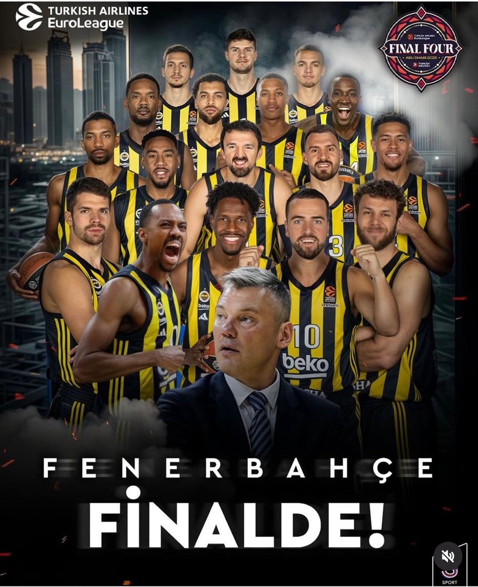 TEBRİKLER <a href="/FBBasketbol/">Fenerbahçe Beko</a>  kaldı bir maç 💛💛💙💛💛