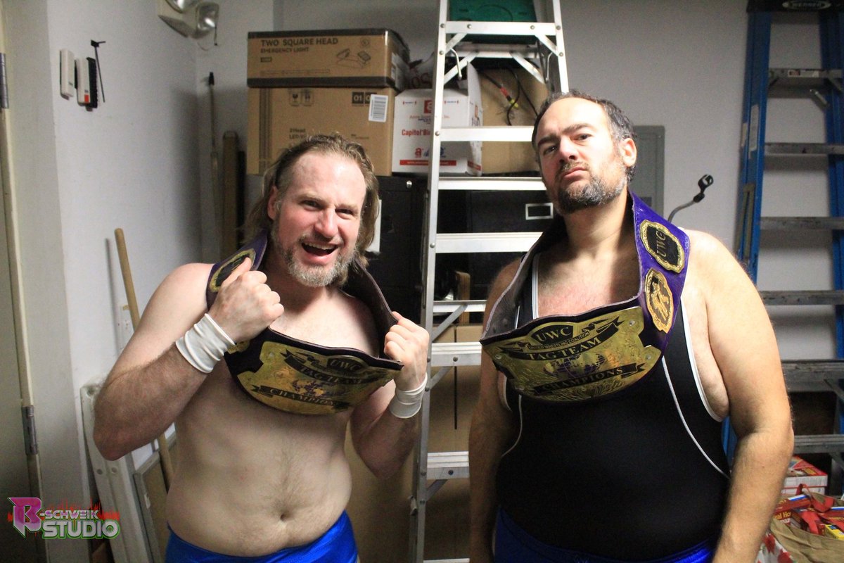StepdadsWrestling (@stepdadswrestle) on Twitter photo "Rad Dad" Radley Belmont <a href="/StepdadsWrestle/">StepdadsWrestling</a> & "Poppa Bear" Wade Krueger <a href="/WadeKrueger1/">Justin AKA Wade Krueger</a> The Stepdads hold the UWC <a href="/UWCFamily/">UWC Family</a> Tag Team gold around their necks.
📷 B-Schweik Studio <a href="/b_schweik/">Brian M Schweiker</a>
#wwe #aew #ispw #3lw #pwm "Rad Dad" Radley Belmont <a href="/StepdadsWrestle/">StepdadsWrestling</a> & "Poppa Bear" Wade Krueger <a href="/WadeKrueger1/">Justin AKA Wade Krueger</a> The Stepdads hold the UWC <a href="/UWCFamily/">UWC Family</a> Tag Team gold around their necks.
📷 B-Schweik Studio <a href="/b_schweik/">Brian M Schweiker</a>
#wwe #aew #ispw #3lw #pwm