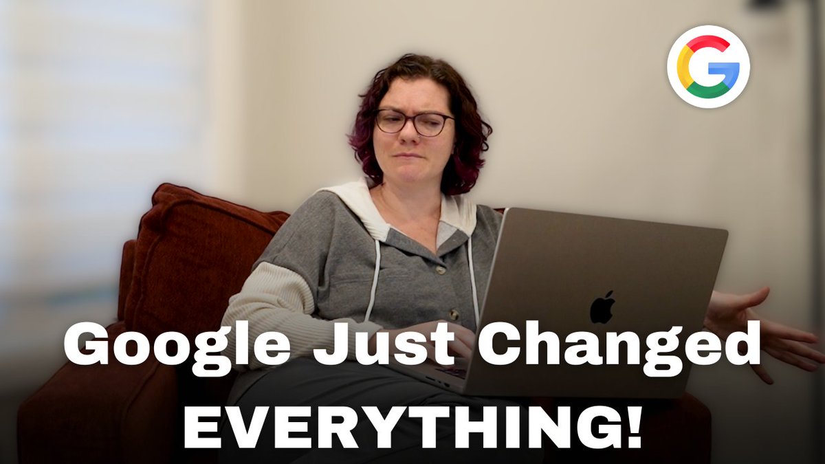 Google announced a MASSIVE shift to search ... that's basically unrecognizable.

Here's how we'll survive:
youtube.com/watch?v=kc7Mxt…