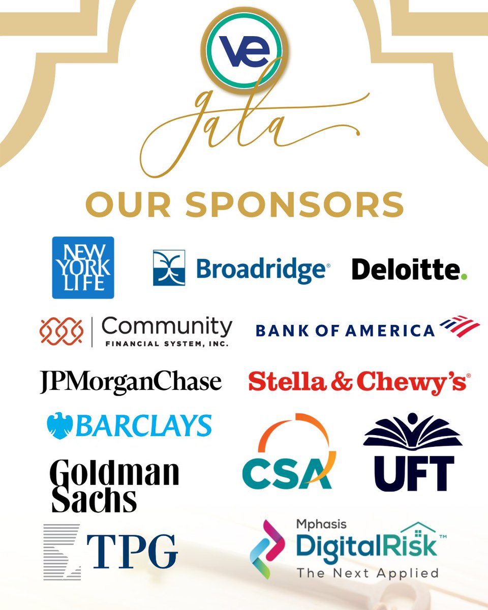 We’re thrilled to announce our full list of incredible sponsors who have joined us in support of the #VEGala, taking place on June 3rd! Your partnership fuels student innovation and success, we can’t wait to celebrate with you! 🙌
#VirtualEnterprise #VEproud #ThankYouSponsors