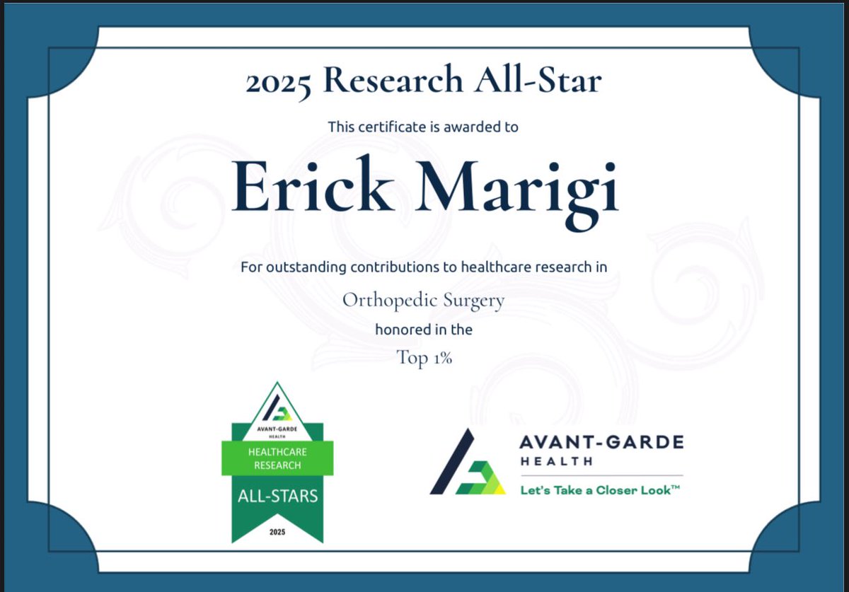 Erick Marigi, MD tweet media