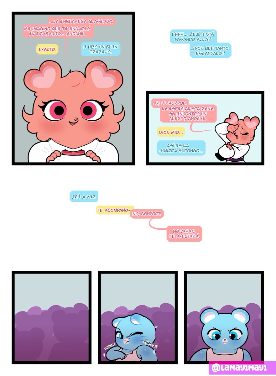 Me he puesto muy al corriente con las paginas, incluso ya están listas las de la siguiente semana. Me he sentido muy motivada, ustedes me dan fuerzas :D

A todo esto, que pasó con el grupo de facebook? He estado pensando en el🤨

#UnicornWars