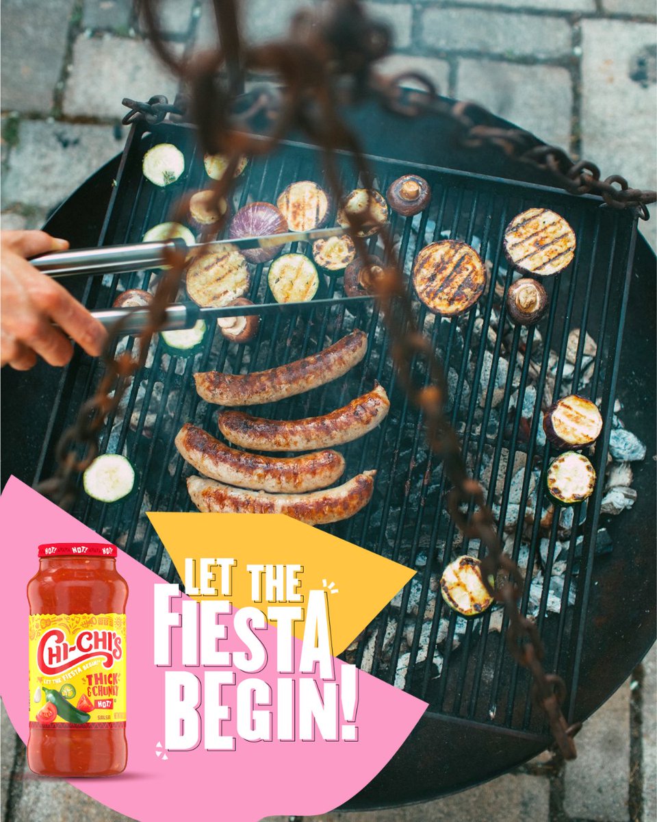 They might be the grill master, but bring CHI-CHI’S® Salsa and you’re the life of the party! 
Let The Fiesta Begin®! 

 #CHICHISSalsa #SummerBBQ #GrillMaster #CHICHISProducts #SummerGrill