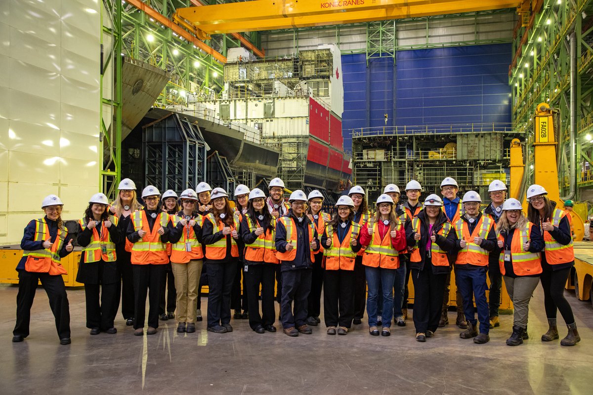 IrvingShipbuild's tweet image. We are thrilled to welcome 22 new shipbuilders from 10 universities and colleges from across Canada to our team this summer. This cohort of students will bring new ideas and fresh energy to our team of 2,400 shipbuilders.